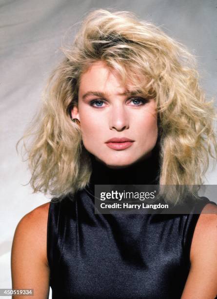 Actress Nicollette Sheridan poses for a portrait in 1985 in Los Angeles, California.