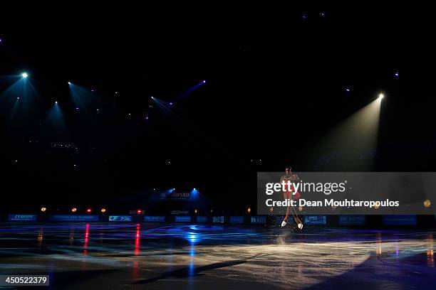 Mae Berenice Meite of France performs during in the Gala Exhibition on day three of Trophee Eric Bompard ISU Grand Prix of Figure Skating 2013/2014...