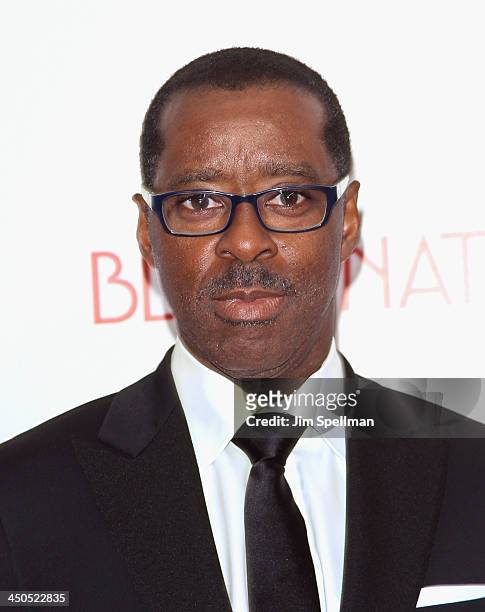 Actor Courtney B. Vance attends the "Black Nativity" premiere at The Apollo Theater on November 18, 2013 in New York City.