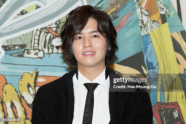 South Korean actor Lee Jang-Woo attends KBS Drama "Bel Ami" press conference at Imperial Palace Hotel on November 18, 2013 in Seoul, South Korea. The...