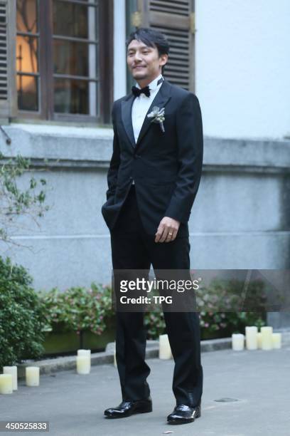 Chang Chen poses for camera on Monday November 18,2013 in Taipei,China.