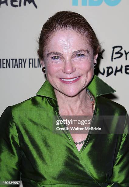 Tovah Feldshuh attends the "Six By Sondheim" premiere at the Museum of Modern Art on November 18, 2013 in New York City.