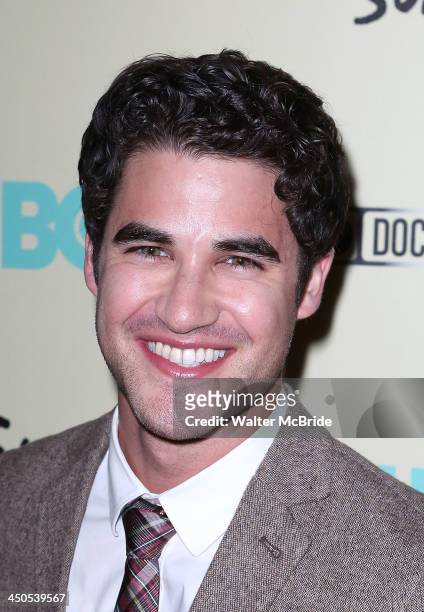 Darren Criss attends the "Six By Sondheim" premiere at the Museum of Modern Art on November 18, 2013 in New York City.