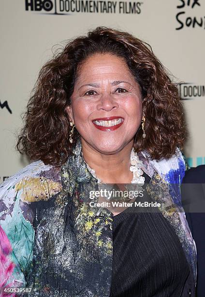 Anna Deavere Smith attends the "Six By Sondheim" premiere at the Museum of Modern Art on November 18, 2013 in New York City.