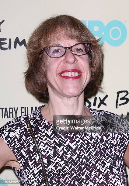 Jackie Hoffman attends the "Six By Sondheim" premiere at the Museum of Modern Art on November 18, 2013 in New York City.