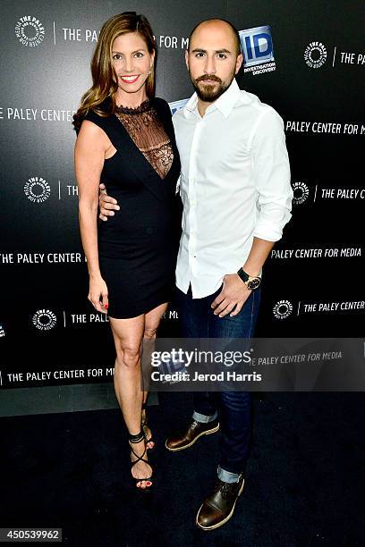 Actress Charisma Carpenter and television personality Mike Rossi attend the Paley Center for Media Presents 'OJ: The Trial Of The Century Twenty...