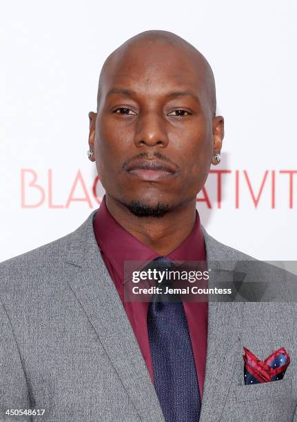 Actor/singer Tyrese Gibson attends the "Black Nativity" premiere at The Apollo Theater on November 18, 2013 in New York City.