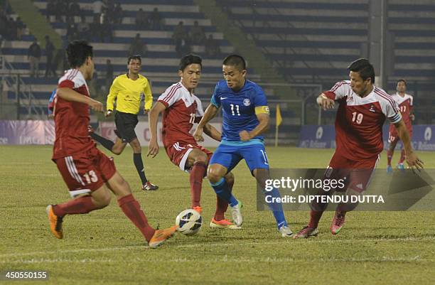 Sandip Rai India Football Sunil Chetri Photos and Premium High Res Pictures ...