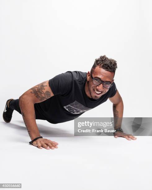 Footballer Jerome Boateng is photographed for Sueddeutsche Zeitung magazine in Munich, Germany.