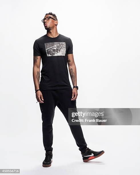 Footballer Jerome Boateng is photographed for Sueddeutsche Zeitung magazine in Munich, Germany.