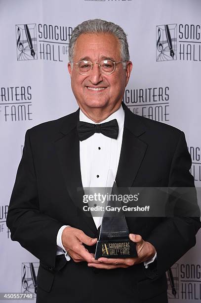 Honoree Del Bryant of BMI attends Songwriters Hall of Fame 45th Annual Induction And Awards at Marriott Marquis Theater on June 12, 2014 in New York...