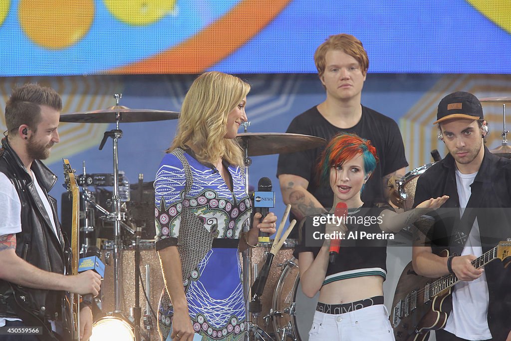 Paramore Performs On ABC's "Good Morning America"