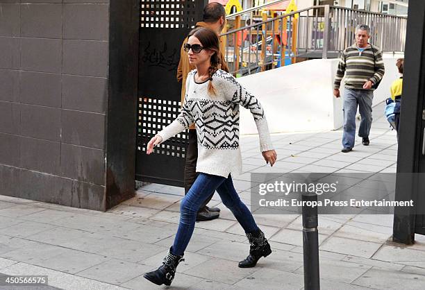 Raquel Jimenez is seen on November 5, 2013 in Barcelona, Spain.