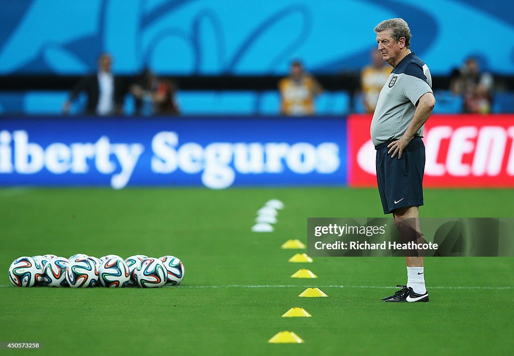 England Training & Press Conference - 2014 FIFA World Cup Brazil