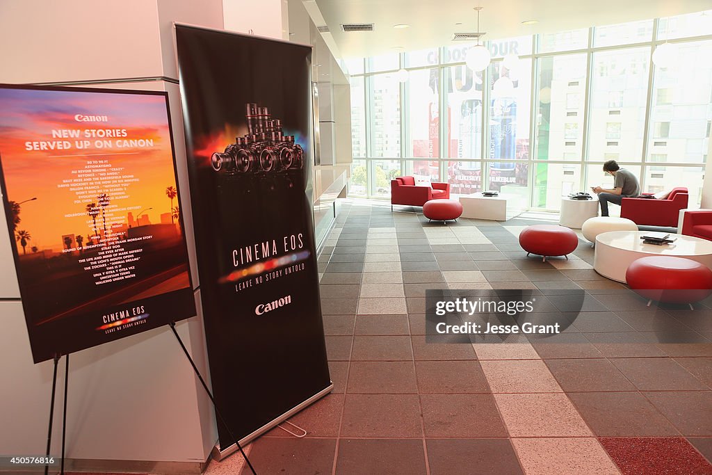 Canon's BBQ For The Crew At The 2014 Los Angeles Film Festival