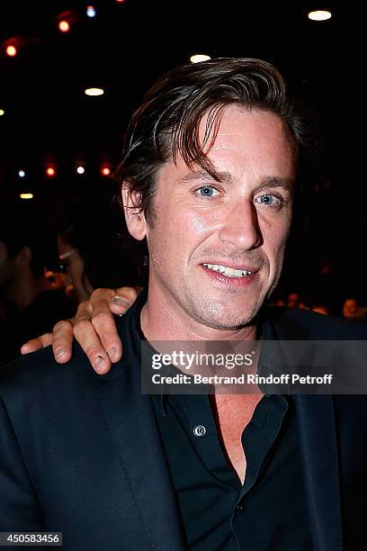 Thomas Dutronc attends the one man shoow of Pierre Richard 'Le Vendredi 13 De Pierre Richard' at L'Olympia on June 13, 2014 in Paris, France.