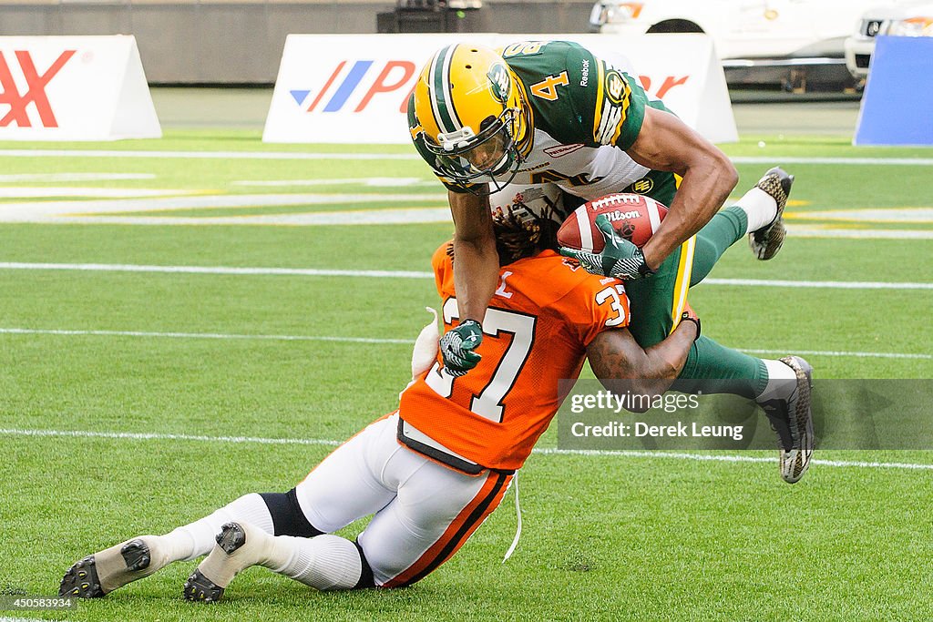 BC Lions v Edmonton Eskimos