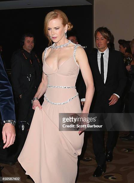 Actress Nicole Kidman attends the Celebrate Life Ball at Grand Hyatt Melbourne on June 13, 2014 in Melbourne, Australia.