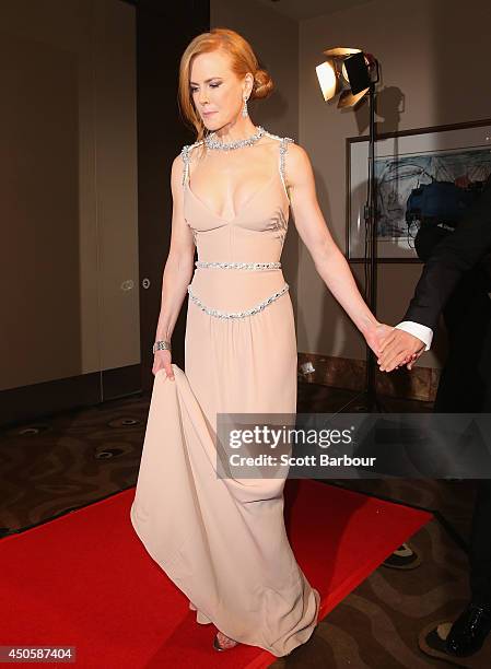 Actress Nicole Kidman and Keith Urban attend the Celebrate Life Ball at Grand Hyatt Melbourne on June 13, 2014 in Melbourne, Australia.