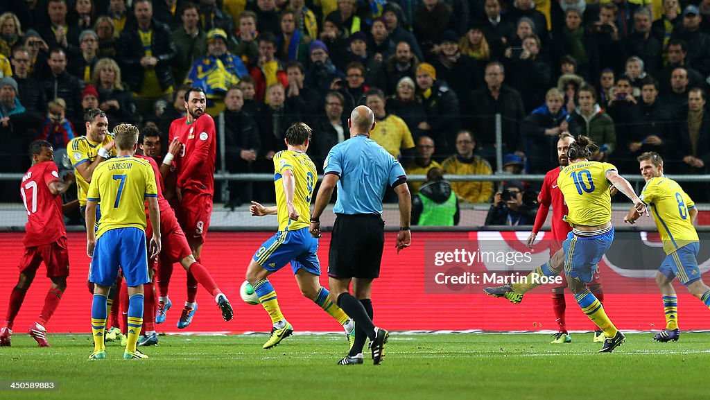 Sweden v Portugal - FIFA 2014 World Cup Qualifier: Play-off Second Leg