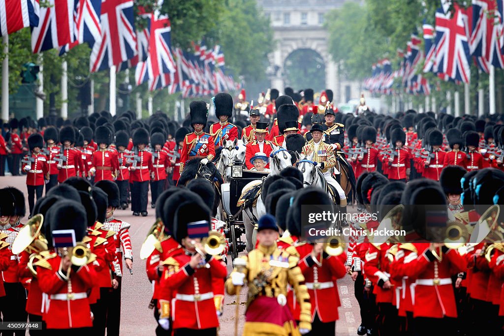 Queen Elizabeth II's Birthday Parade: Trooping The Colour