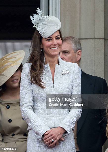 Catherine, Duchess of Cambridge during Trooping the Colour at The Royal Horseguards on June 14, 2014 in London, England.