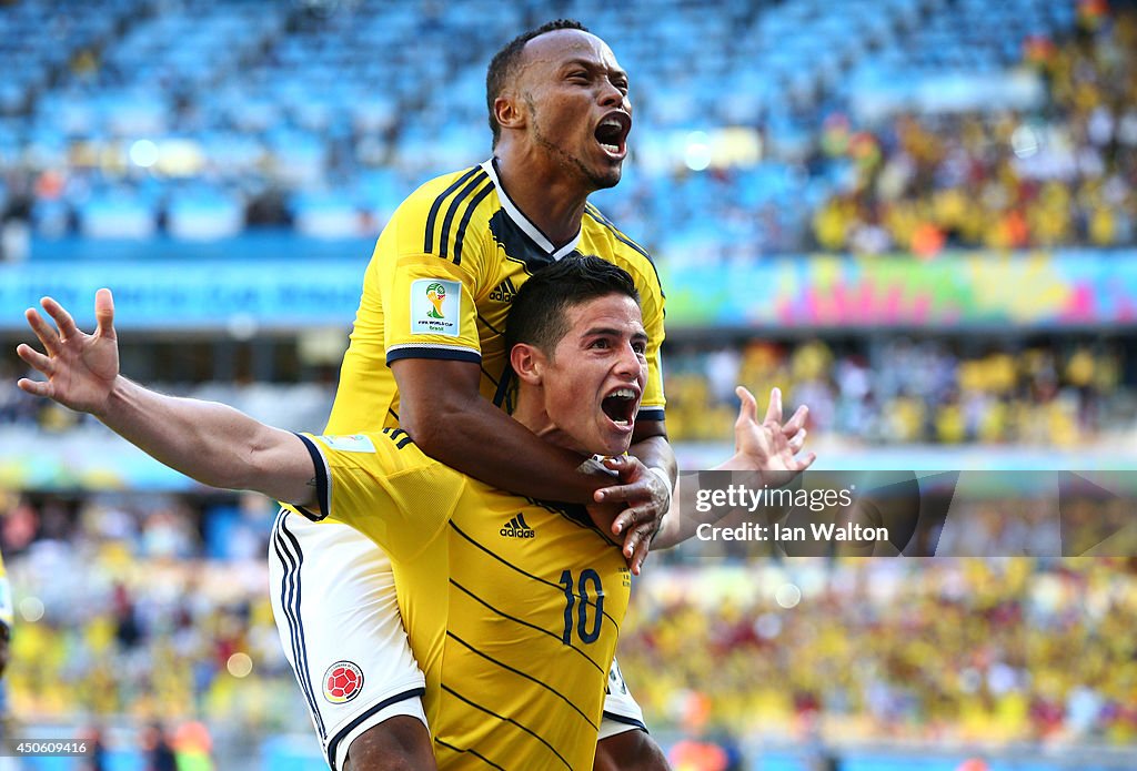 Colombia v Greece: Group C - 2014 FIFA World Cup Brazil