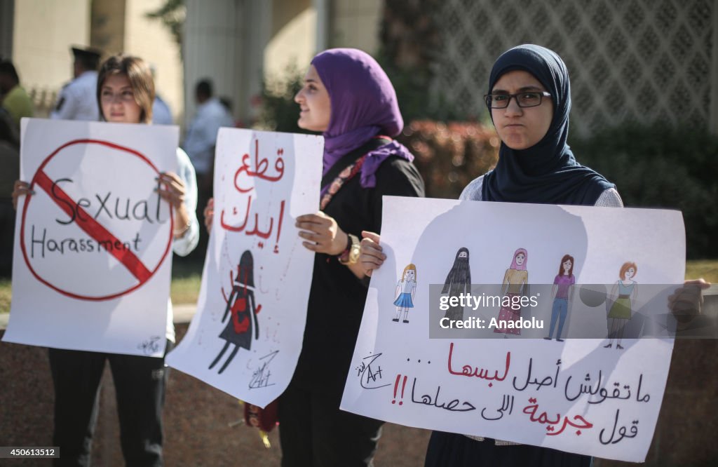 Protest against sexual harassment in Cairo