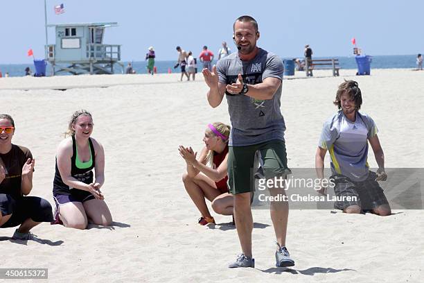 Personal trainer Chris Powell of Team Workout and guests attend OK! Body & Soul 2014 at The Casa Del Mar Hotel on June 14, 2014 in Santa Monica,...