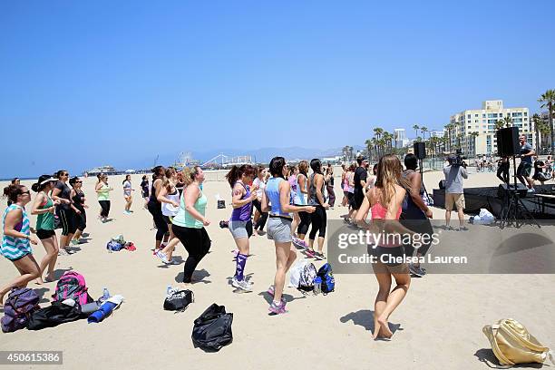 Personal trainer Chris Powell of Team Workout and guests attend OK! Body & Soul 2014 at The Casa Del Mar Hotel on June 14, 2014 in Santa Monica,...