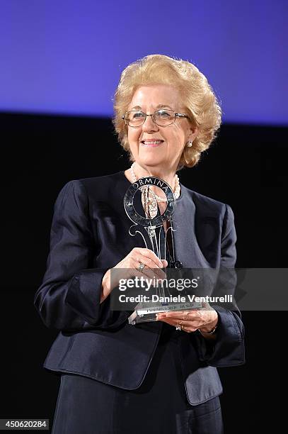 Annamaria Tarantola attends the 60th Taormina Film Fest on June 14, 2014 in Taormina, Italy.