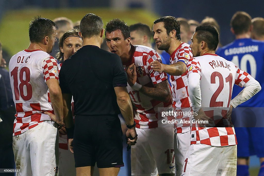 Croatia v Iceland - FIFA 2014 World Cup Qualifier: Play-off Second Leg