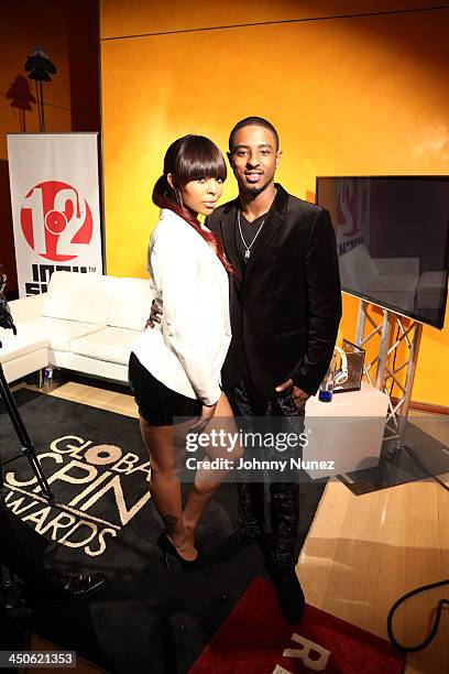 Kimberly 'Paigion' Walker and Shorty Da Prince aka Jordan Blue attend the 2nd Annual 2013 Global Spin Awards at TheTimesCenter on November 18, 2013...