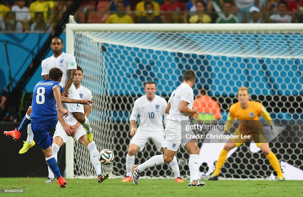 England v Italy: Group D - 2014 FIFA World Cup Brazil