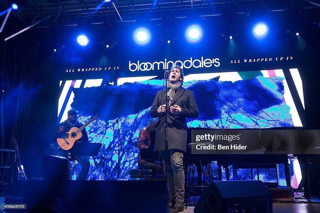 Bloomingdale's Holiday Window Unveiling With Josh Groban