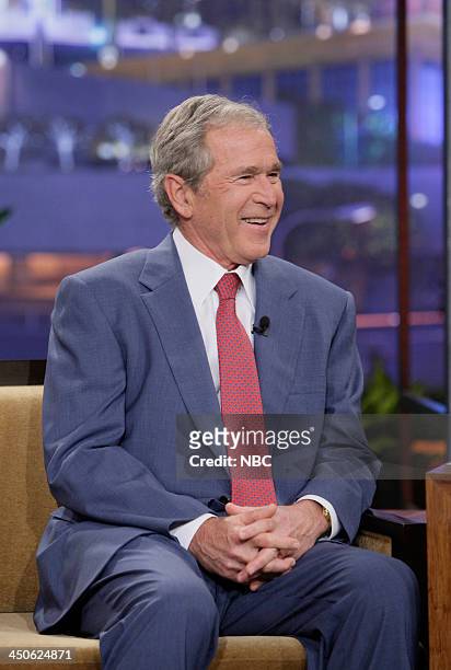 Episode 4570 -- Pictured: Former President George W. Bush during an interview on November 19, 2013 --