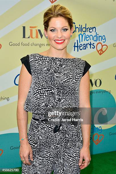 Actress Candace Cameron-Bure arrives at Children Mending Hearts' 6th Annual Fundraiser 'Empathy Rocks: A Spring Into Summer Bash' on June 14, 2014 in...