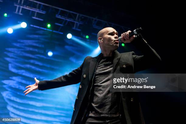 Sean Conlon of 5ive performs on stage at Echo Arena on November 19, 2013 in Liverpool, United Kingdom.