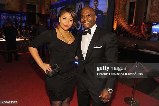 Terry Crews and his daughter Azriel Crews attend 2013 CNN Heroes: An All Star Tribute at the American Museum of Natural History on November 19, 2013...