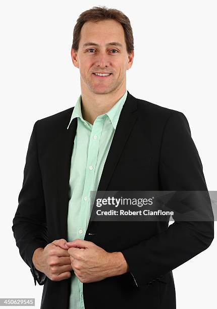 Chris Fydler, Deputy Chef de Mission 2016 Australian Olympic Team poses for a portrait at the Melbourne Cricket Ground on November 20, 2013 in...