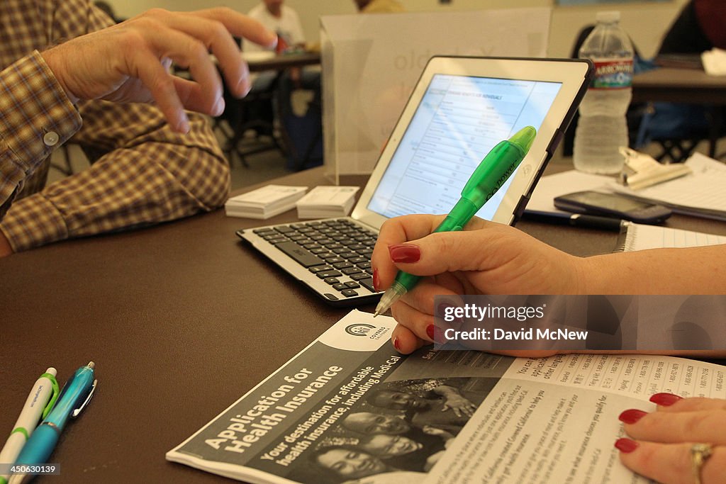 Affordable Care Act (ACA) Enrollment Fair Held In Southern California