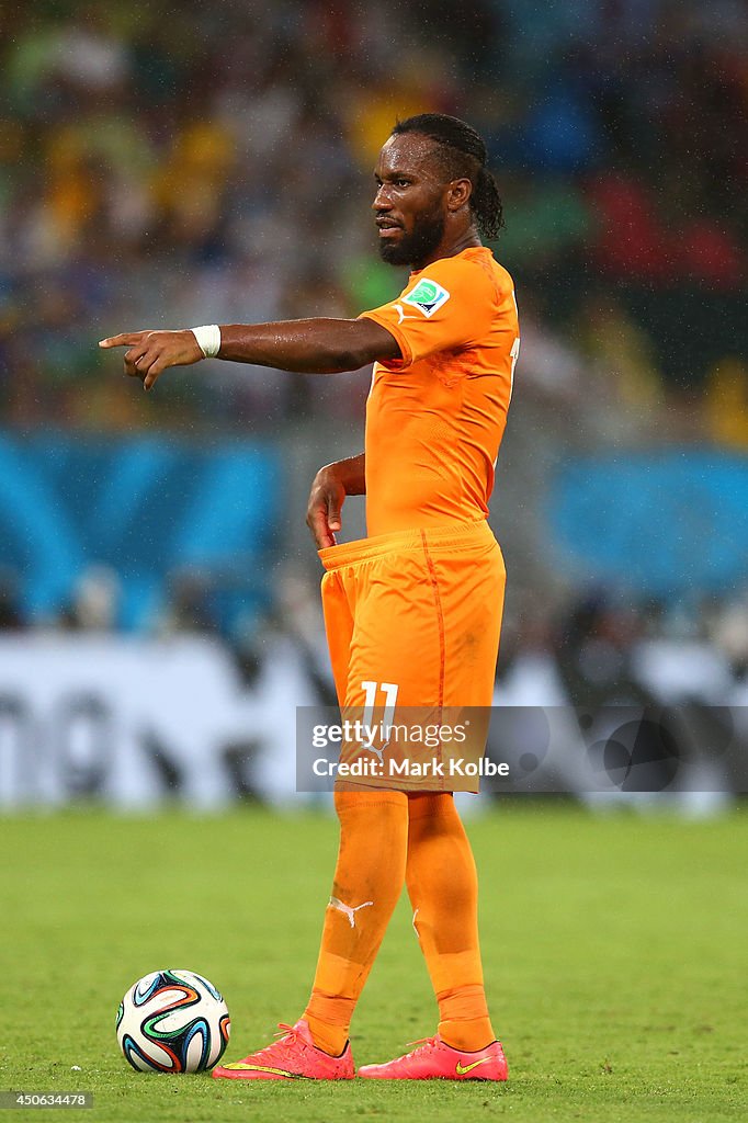 Cote D'Ivoire v Japan: Group C - 2014 FIFA World Cup Brazil