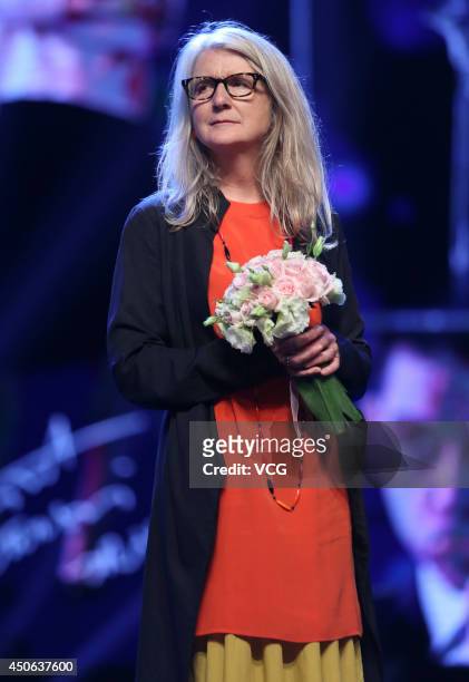 Director Sally Potter attends the opening ceremony of the 17th Shanghai International Film Festival on June 14, 2014 in Shanghai, China.