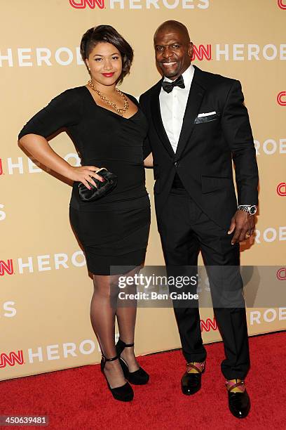 Daughter Azriel Crews and father/actor Terry Crews attend the 2013 CNN Heroes at the American Museum of Natural History on November 19, 2013 in New...