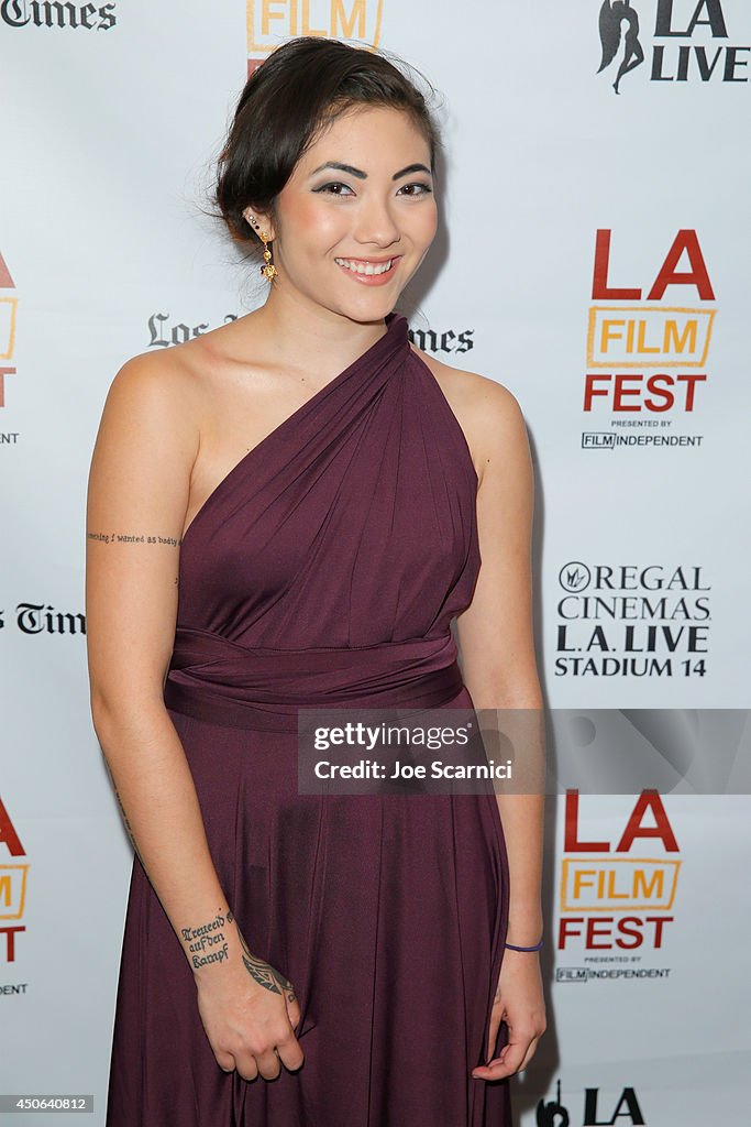 Sam Aoki Actress Sam Aotaki attends the premiere of