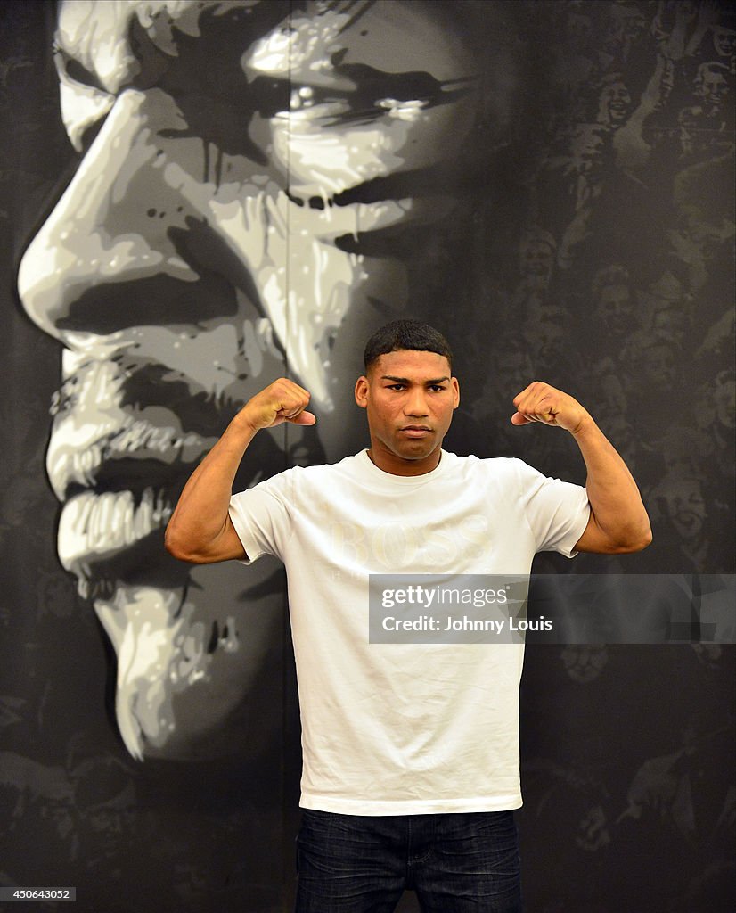 50 Cent Hosts Yuriorkis Gamboa Open Media Workout