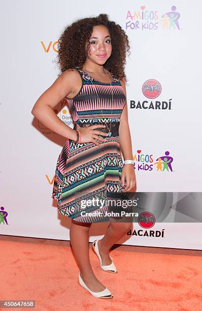 Paola Guanche attends Amigos For Kids - Voya Miami Celebrity Domino Night at Jungle Island on June 14, 2014 in Miami, Florida.