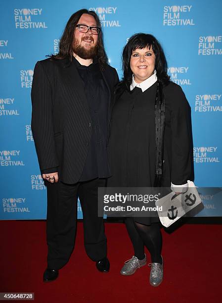 Iain Forsyth and Jane Pollard pose at the Sydney Film Festival Closing Night Gala at the State Theatre on June 15, 2014 in Sydney, Australia.