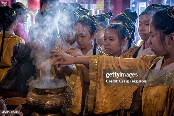 Celebrations to mark Confucius birthday, also known as Teacher's Day..