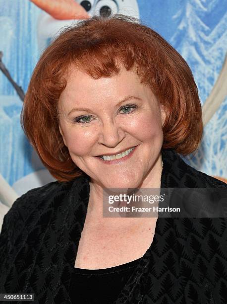 Actress Edie McClurg attends the premiere of Walt Disney Animation Studios' "Frozen"at the El Capitan Theatre on November 19, 2013 in Hollywood,...